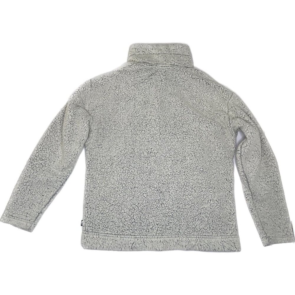 The North Face fleece sherpa full zip jacket women medium vintage grey - Picture 3 of 12